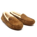 Pantoffel beige daim Steffo Shepherd